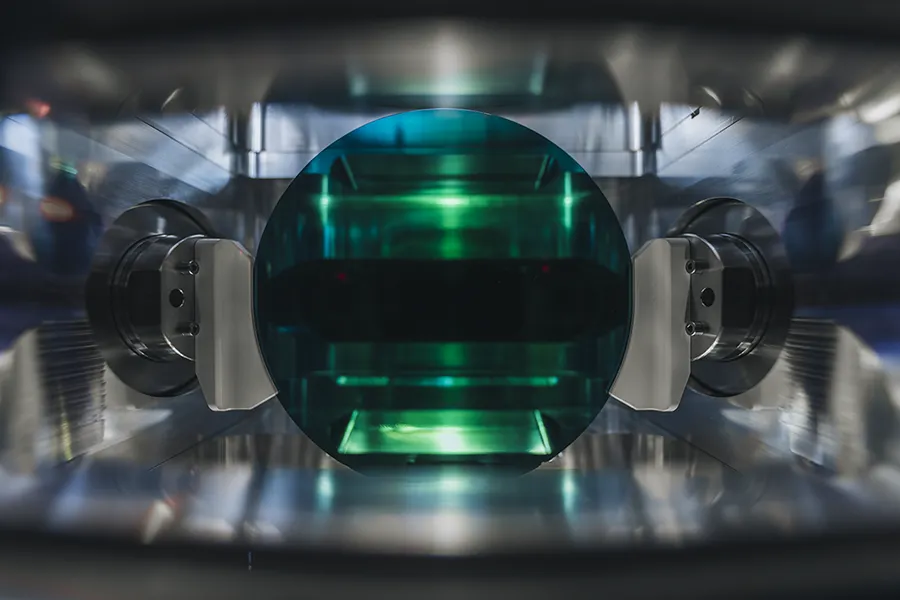 Detailansicht aus der Chipproduktion